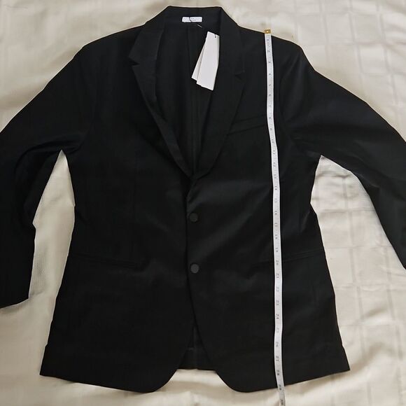 Calvin Klein Men's Slim Fit Blazer Jacket Black Medium - Picture 16 of 16